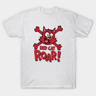 Red Cat Roar T-Shirt